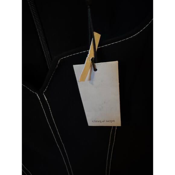 Cinq à Sept Maddie Mini Dress - Size 6 - Black (New) - Picture 5 of 6